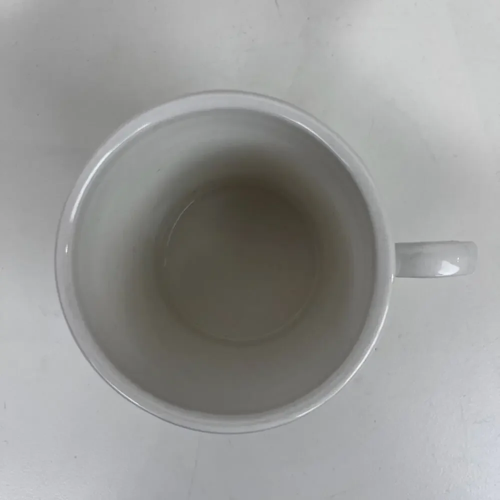 Anthropologie Monogram Initial Letter F Shaving Style Mug Coffee Cup 14 oz